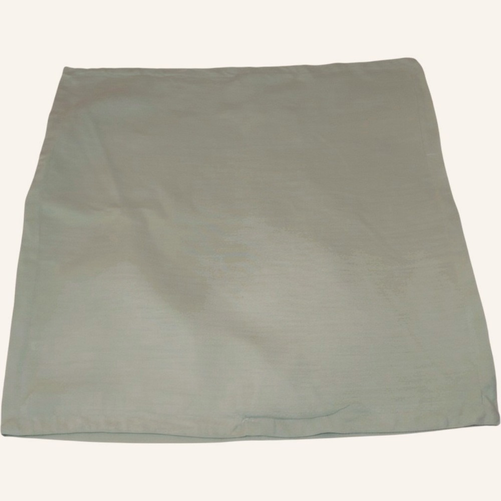 Quince 100% Linen Euro Pillow Shams Set of 2 Willowleaf Green 26x26 Minimalist - Picture 2 of 7